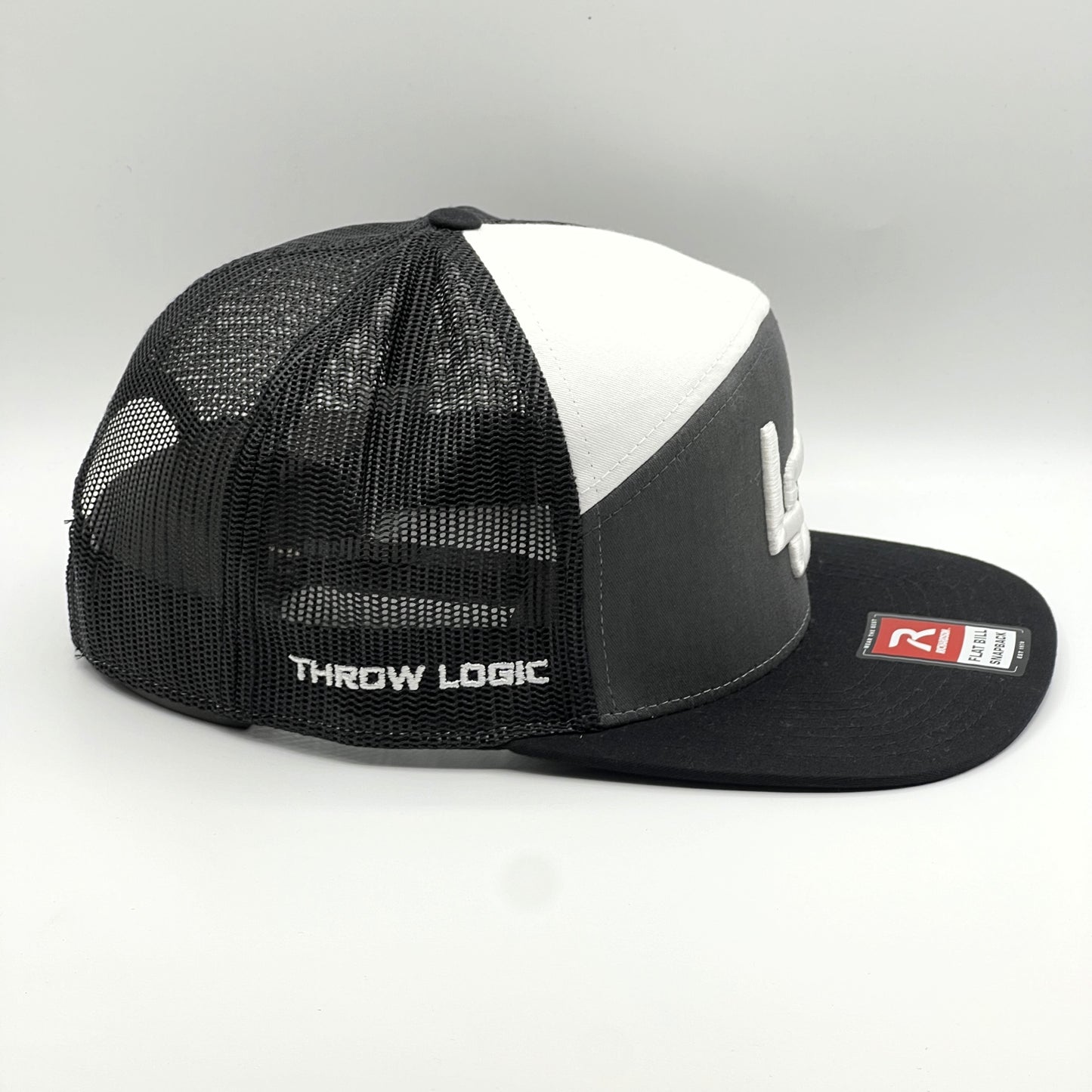 Logic LC Logo 7 Panel Trucker Hat Flat Bill Snapback Cap - *Shipping Included