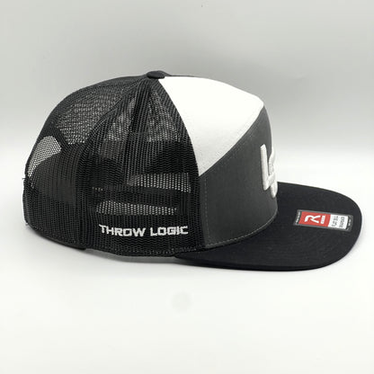 Logic LC Logo 7 Panel Trucker Hat Flat Bill Snapback Cap - *Shipping Included