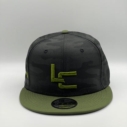 Logic LC Logo - New Era 9FIFTY Camo Flat Bill Snapback Cap - *Shipping Included