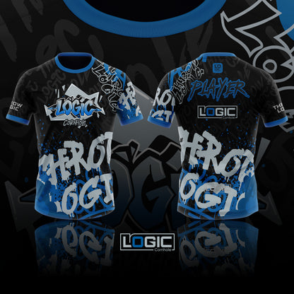 Logic Graffiti Cornhole Jersey -  Custom Name -  Shipping Incl. (Allow 4-5 weeks)