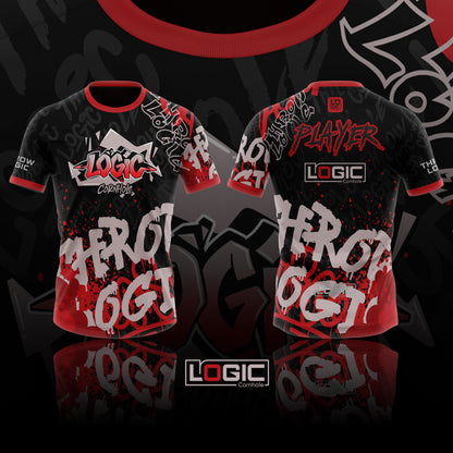 Logic Graffiti Cornhole Jersey -  Custom Name -  Shipping Incl. (Allow 4-5 weeks)
