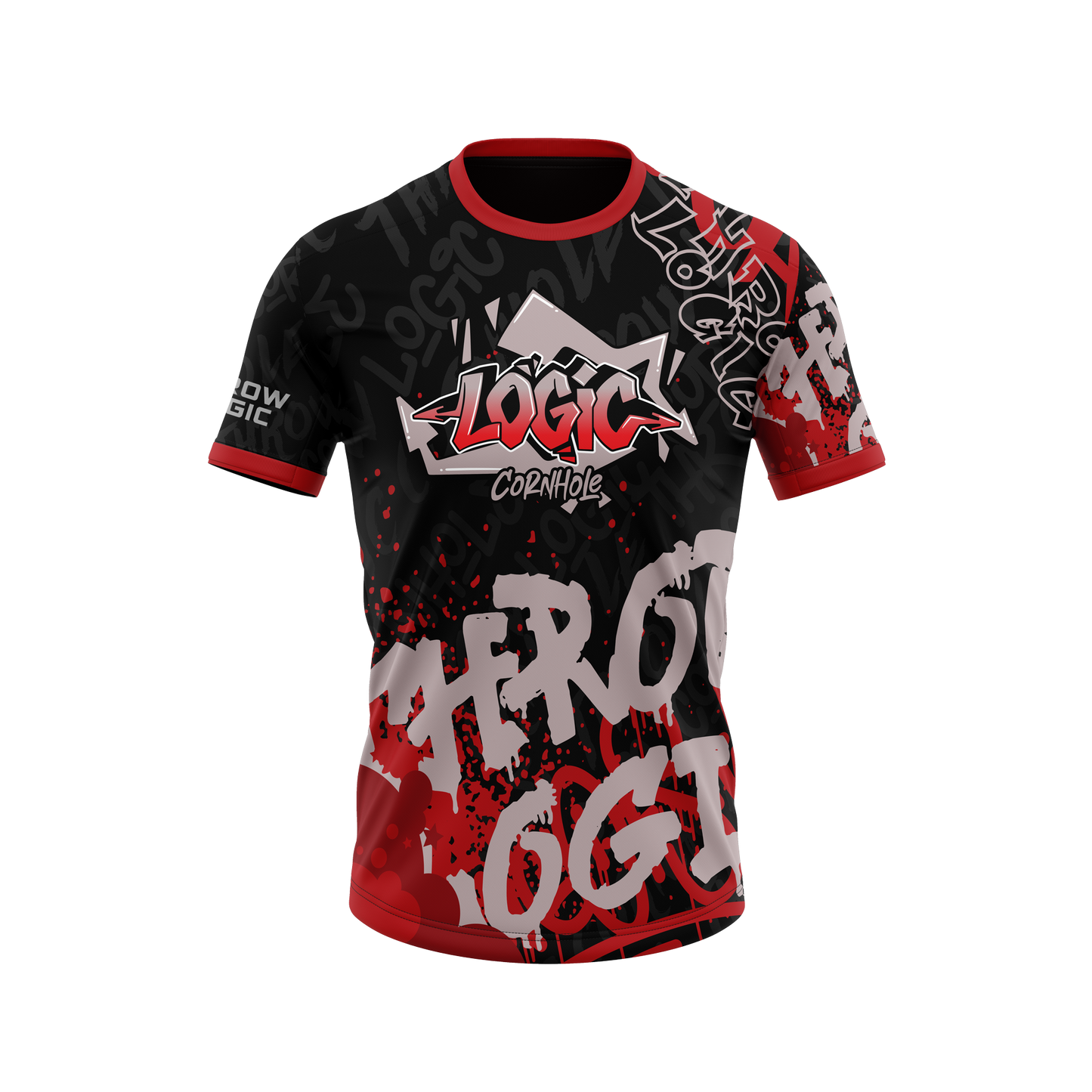 Logic Graffiti Cornhole Jersey -  Custom Name -  Shipping Incl. (Allow 4-5 weeks)