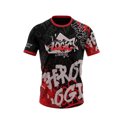 Logic Graffiti Cornhole Jersey -  Custom Name -  Shipping Incl. (Allow 4-5 weeks)