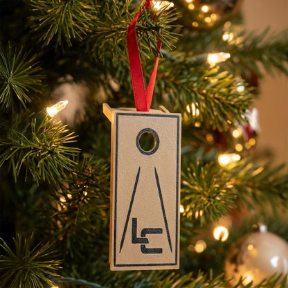 Cornhole Board Christmas Tree Ornament