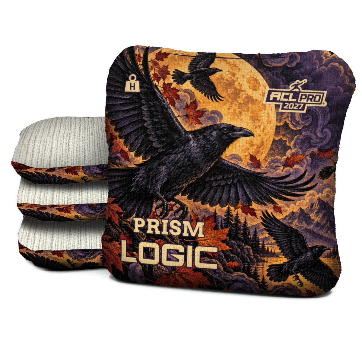 Raven Harvest Moon cornhole bags — Prism - H - 5/9 - ACL PRO