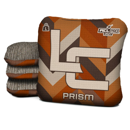 LC Fall Weave - Prism L - ACL PRO 2027 - Mushroom carpet - Logic Cornhole bags