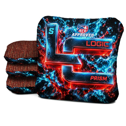 PR-S-ACO-CHROME-SPLASH Logic Cornhole set of four