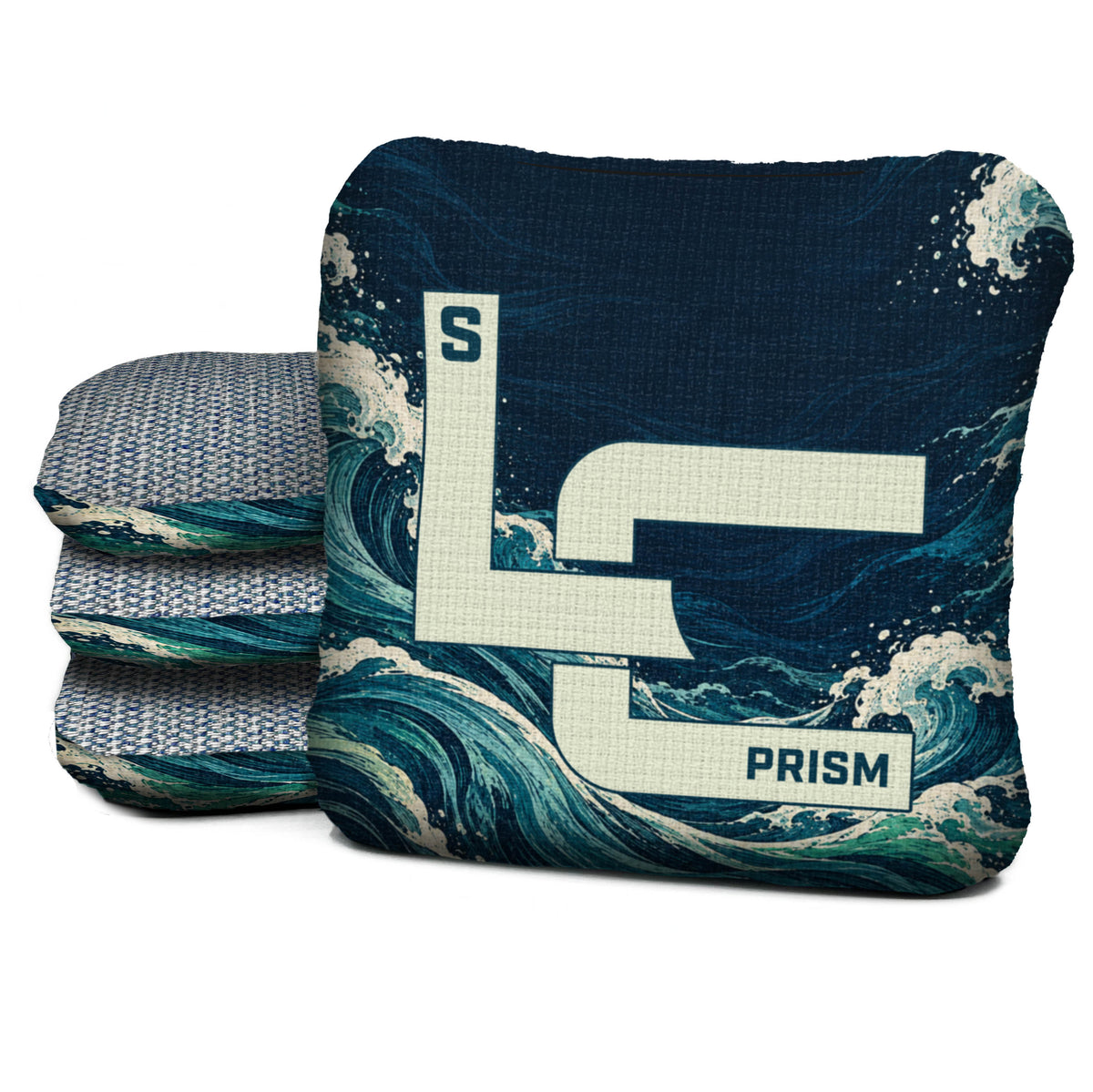 PR-S-NS-DEEP-CURRENT Logic Cornhole set of four