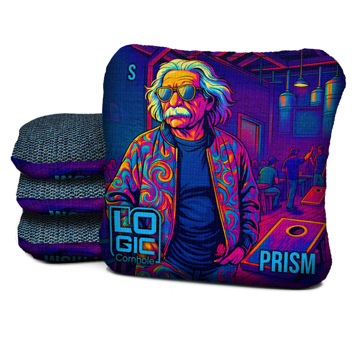 PR-S-NS-EINSTEIN cornhole bag mockup