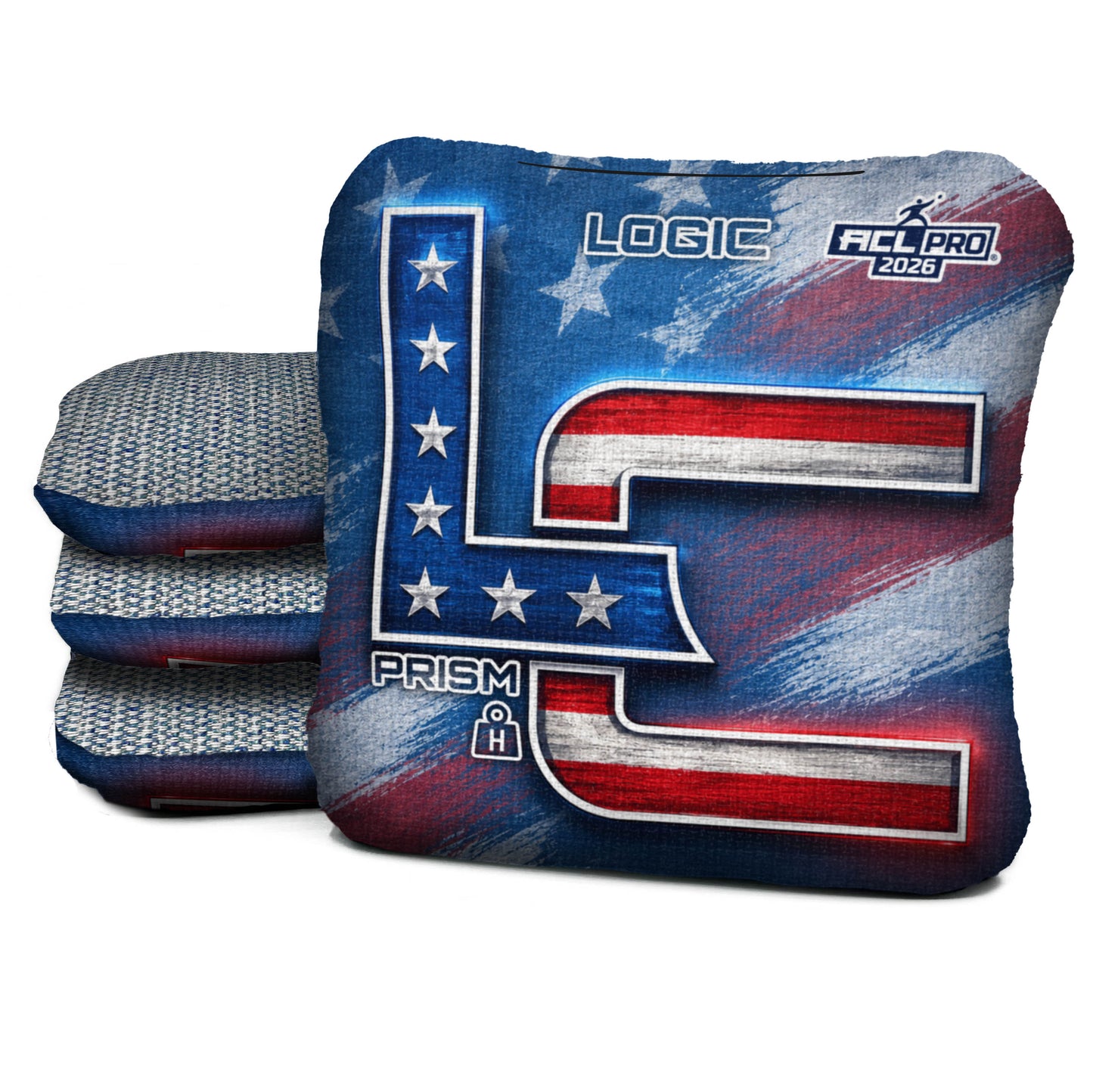 FLAG STREAK LC - ACL PRO / ACL COMP Bags - Multiple Series - Logic Cornhole