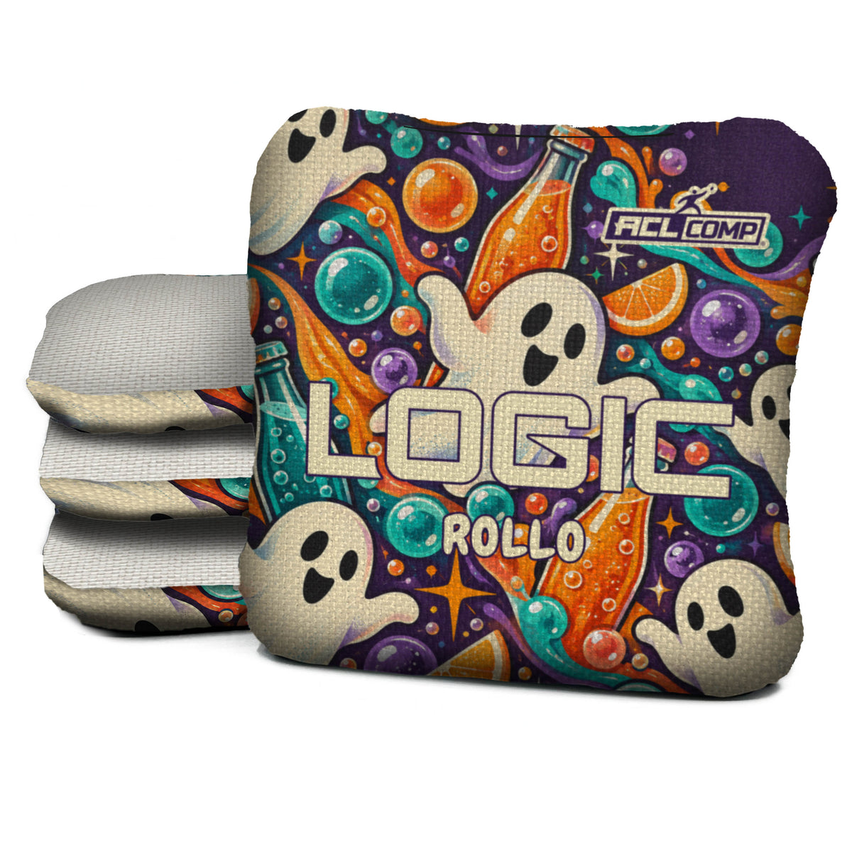 Ghost Soda Club cornhole bags — Rollo - 4/7 - ACL COMP