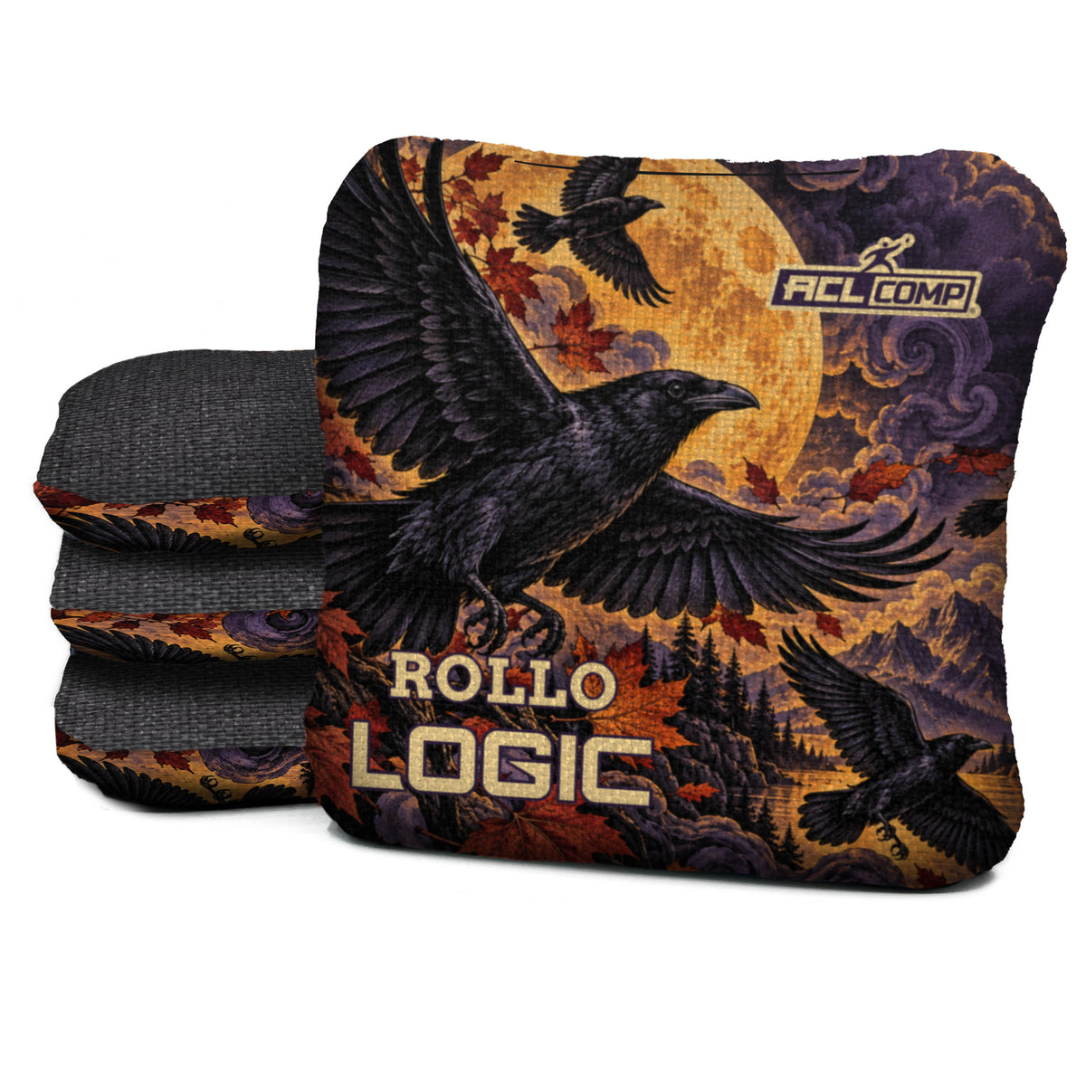 Raven Harvest Moon cornhole bags — Rollo - 4/7 - ACL COMP