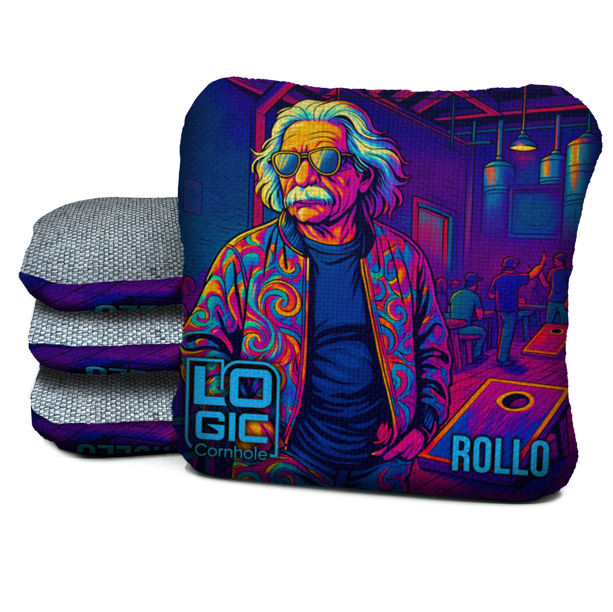 RL-NS-EINSTEIN cornhole bag mockup