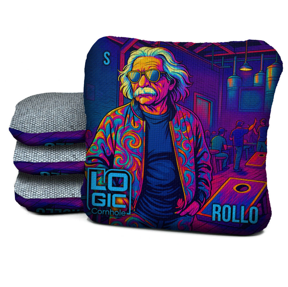 RL-S-NS-EINSTEIN cornhole bag mockup