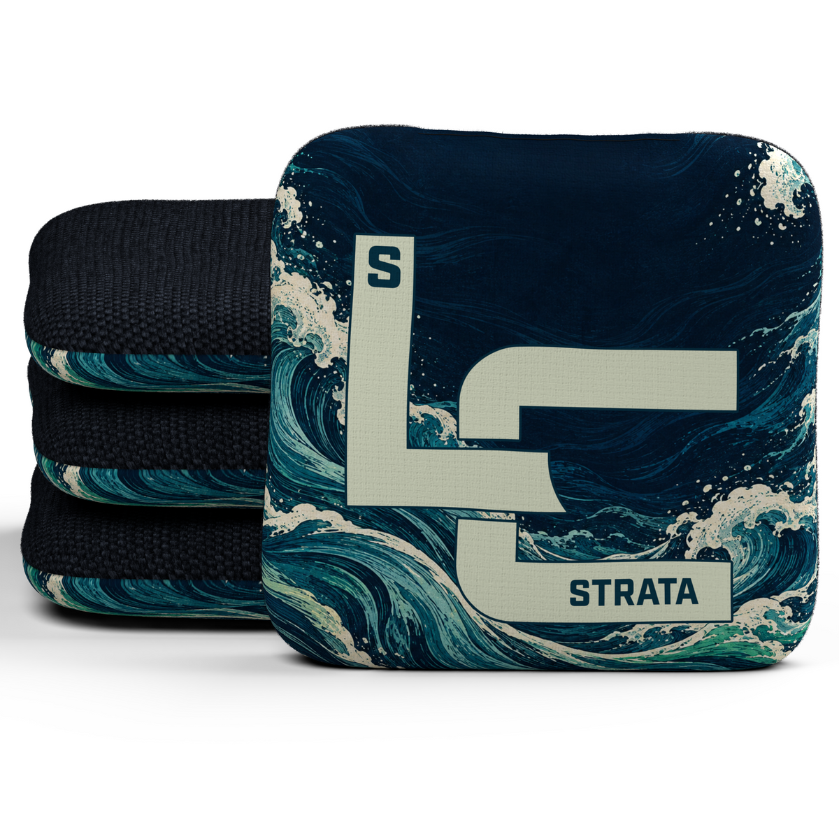 ST S NS DEEP CURRENT set of four with navy carpet