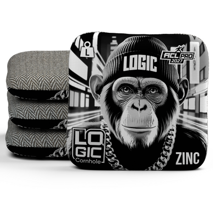 Street Chimp Noir — Zinc L — Greystone carpet — ACL PRO 2027 — 3D signature stack