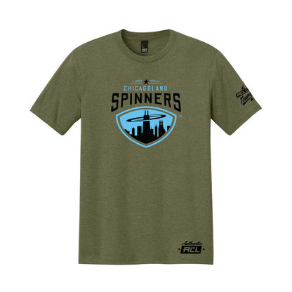 Chicagoland Spinners Logo T-Shirt - Premium Tri-Blend Fabric | ACL Pro Team Gear