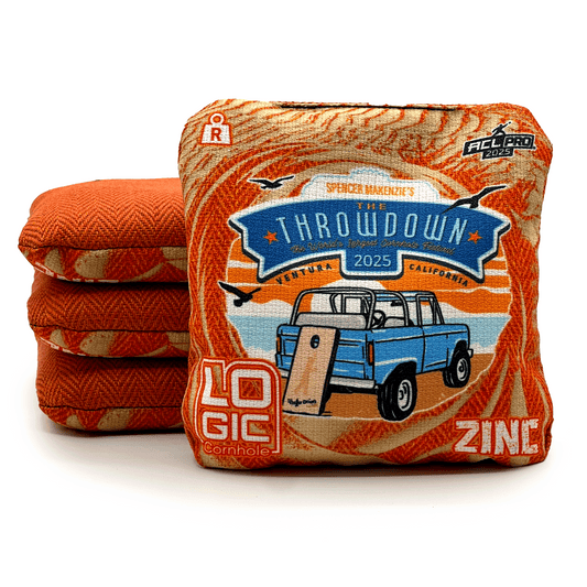 Orange Sand - ZINC - 4.5/9 Speeds - ACL PRO - Official 2025 Throw Down Cornhole Festival Bags