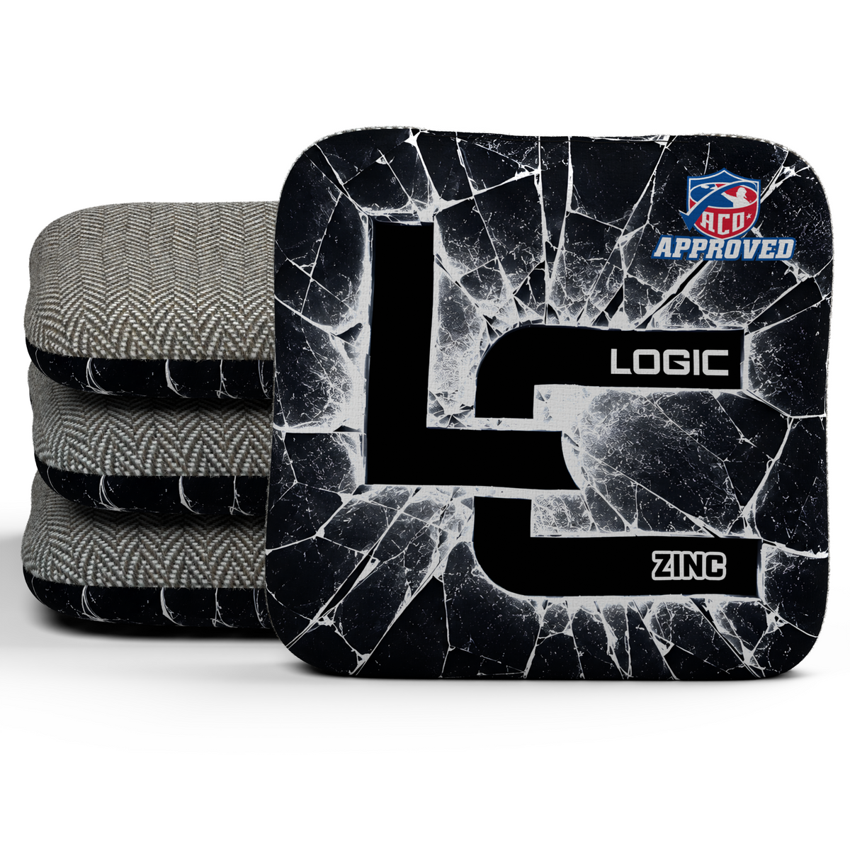 ZC-ACO-SHATTERED cornhole bag mockup