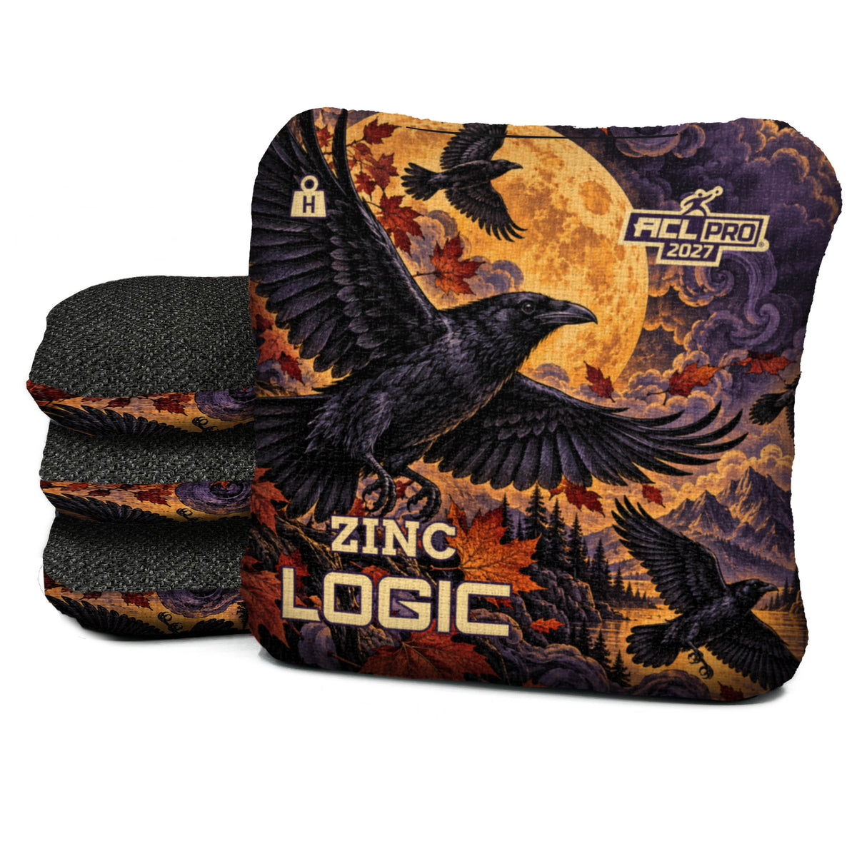 Raven Harvest Moon cornhole bags — Zinc - H - 4.5/9 - ACL PRO