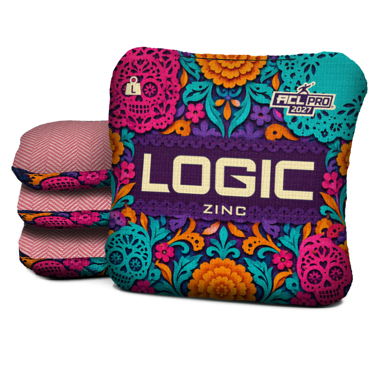 Papel Fiesta cornhole bags — Zinc - L - 4.5/9 - ACL PRO