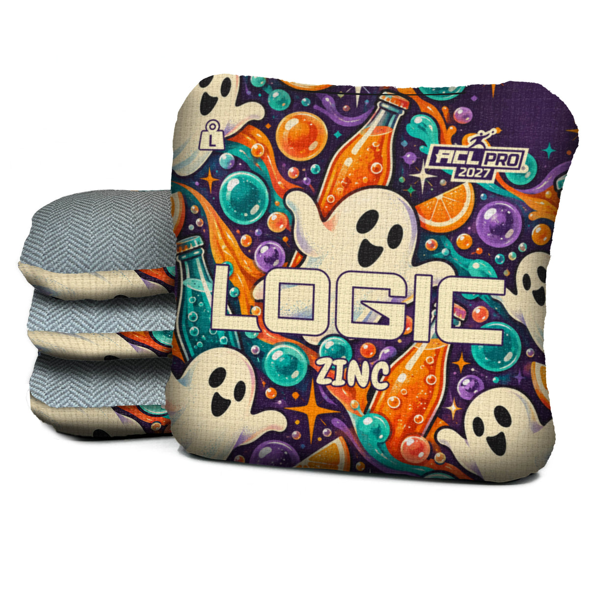 Ghost Soda Club cornhole bags — Zinc - L - 4.5/9 - ACL PRO