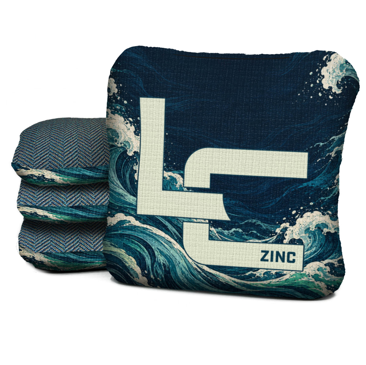 ZC-NS-DEEP-CURRENT Logic Cornhole set of four