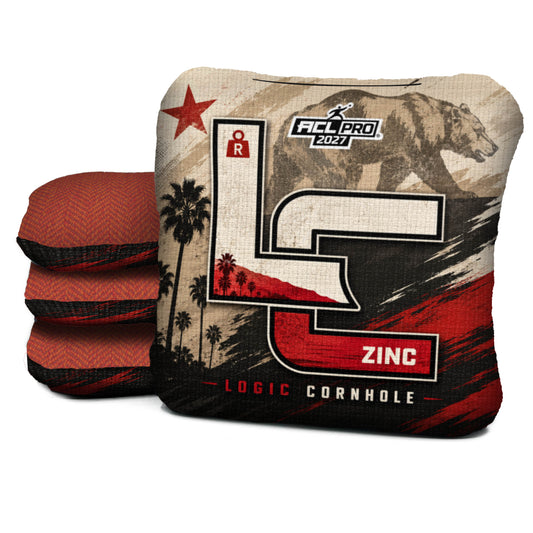California - Zinc R - ACL PRO 2027 - Red carpet - Logic Cornhole bags