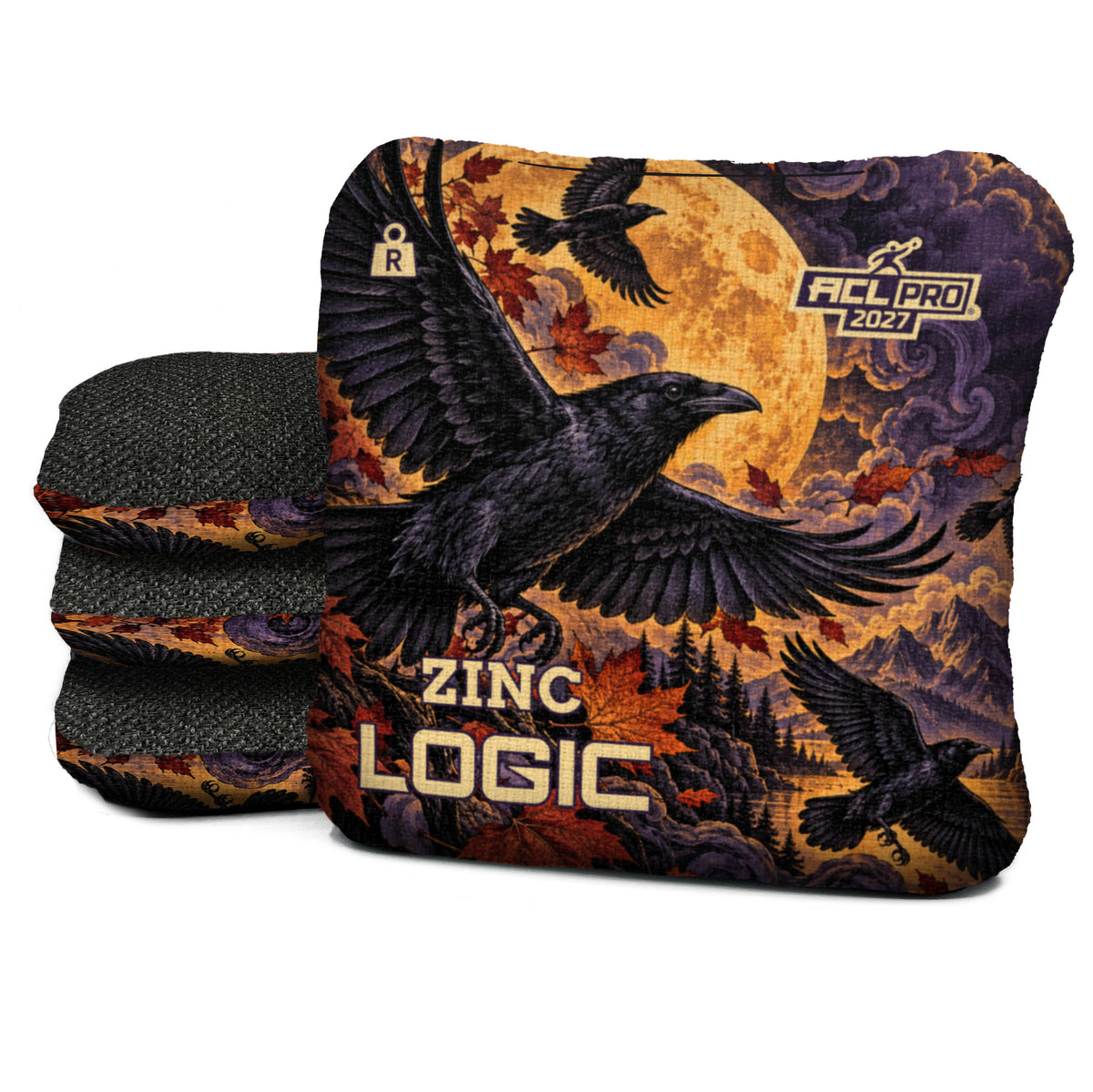 Raven Harvest Moon cornhole bags — Zinc - R - 4.5/9 - ACL PRO