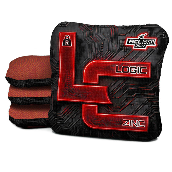 Overclock Redline - Zinc R - ACL PRO 2027 - Red carpet - Logic Cornhole bags