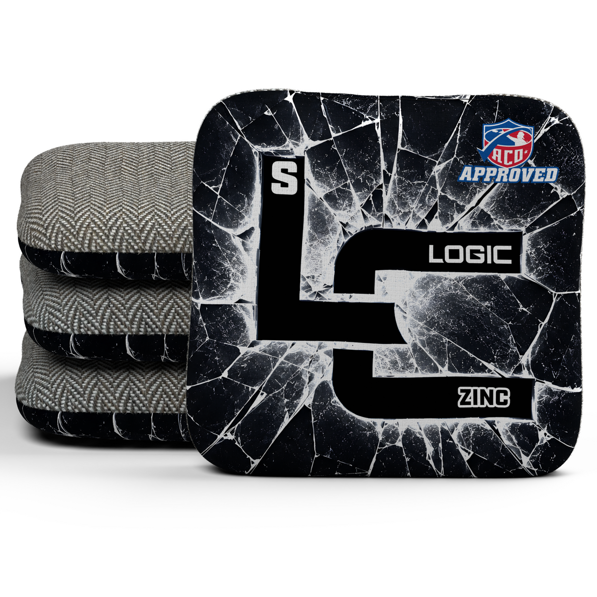 ZC-S-ACO-SHATTERED cornhole bag mockup