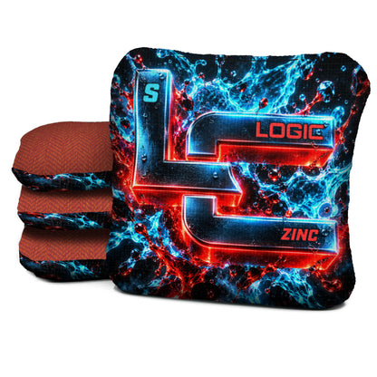 ZC-S-NS-CHROME-SPLASH Logic Cornhole set of four