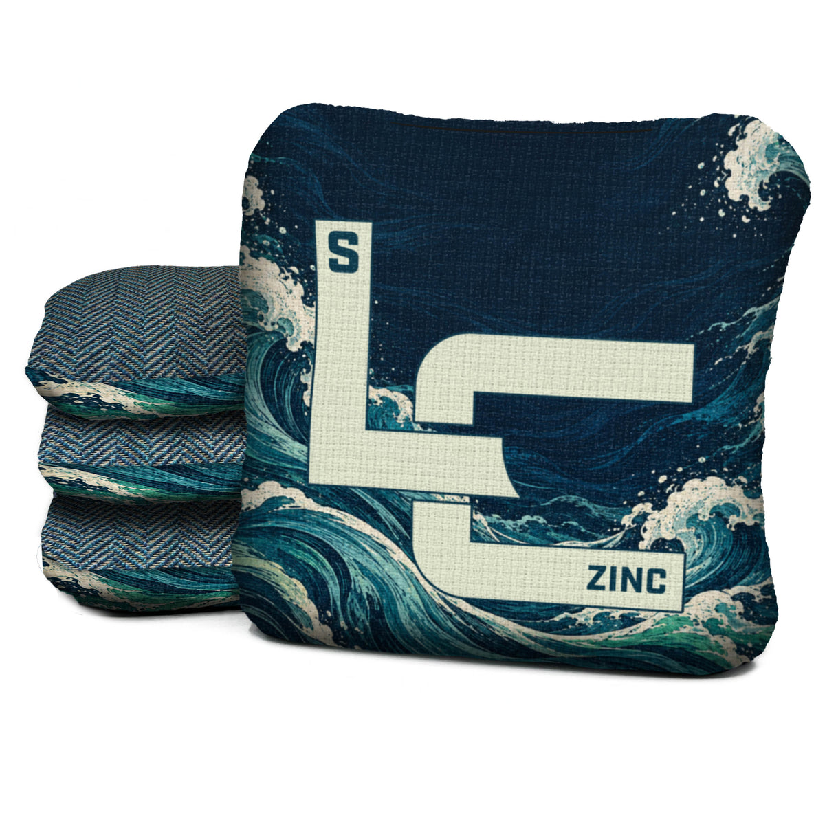 ZC-S-NS-DEEP-CURRENT Logic Cornhole set of four