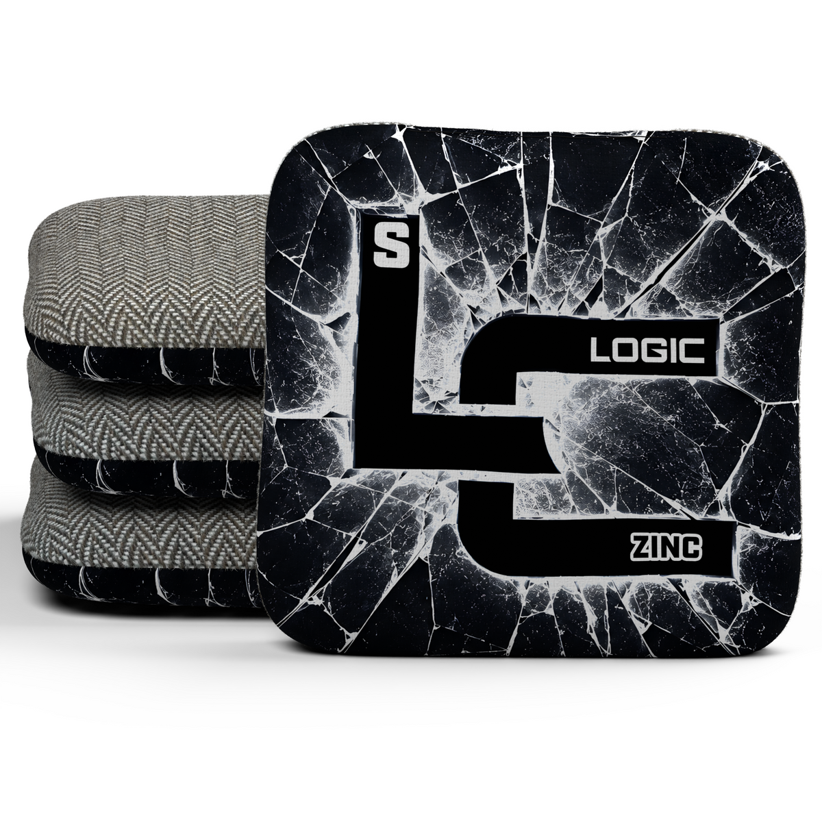 ZC-S-NS-SHATTERED cornhole bag mockup