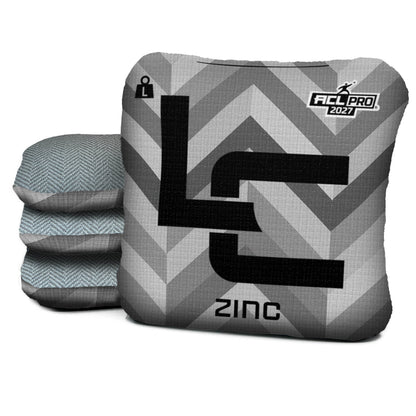 LC Greyweave 2027 – Zinc Light – ACL PRO cornhole bag mockup