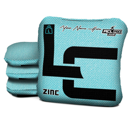 LC - Aqua - ZINC - ACL PRO 2026 BAGS - Custom Name Option- Set of 4 bags