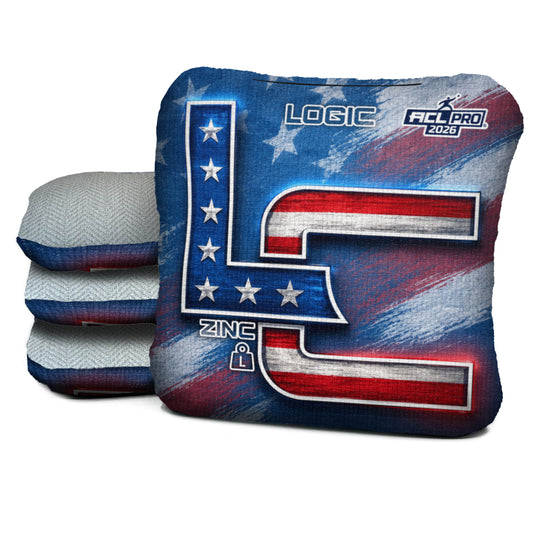 FLAG STREAK LC - ACL PRO / ACL COMP Bags - Multiple Series - Logic Cornhole