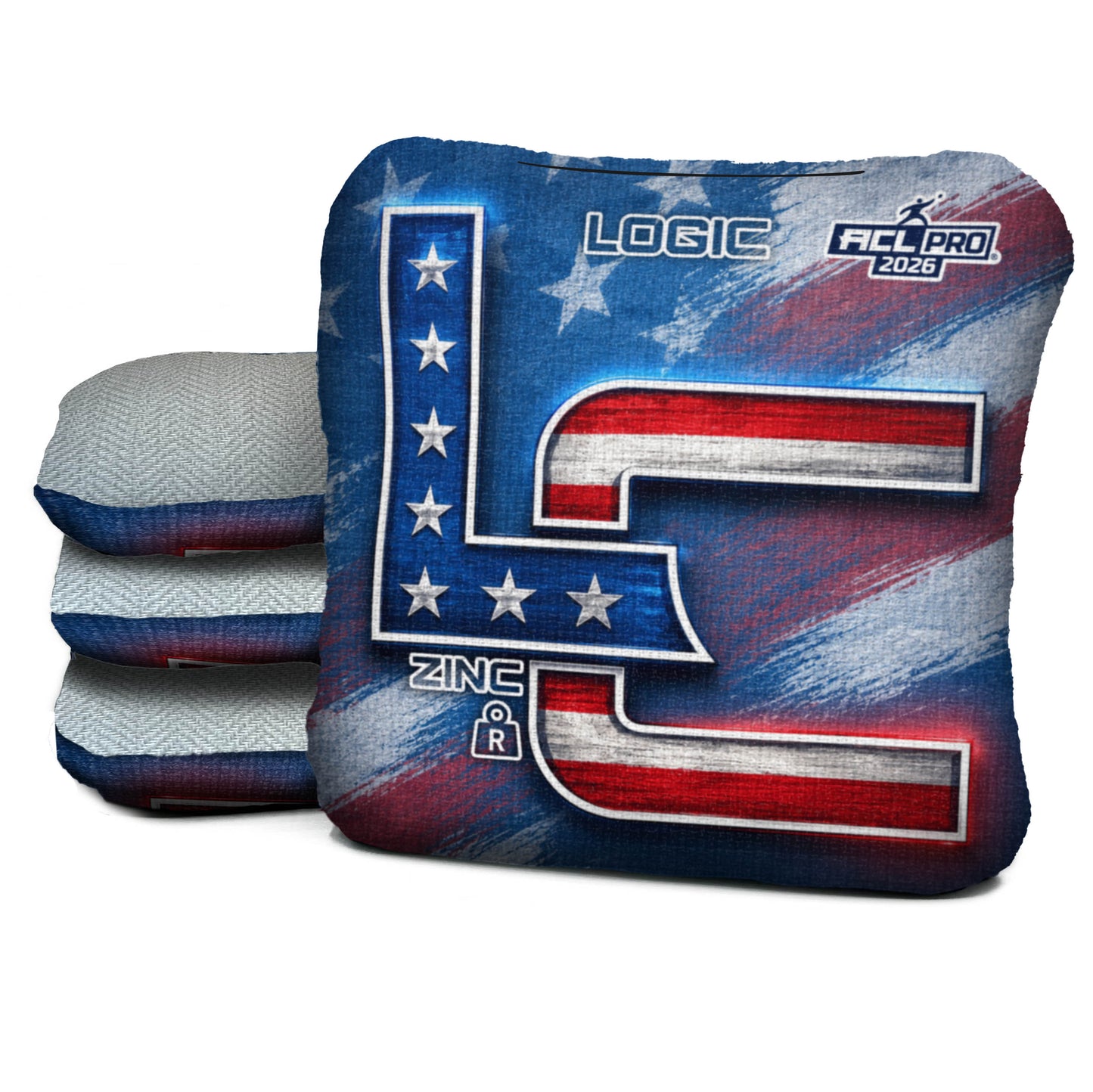 FLAG STREAK LC - ACL PRO / ACL COMP Bags - Multiple Series - Logic Cornhole