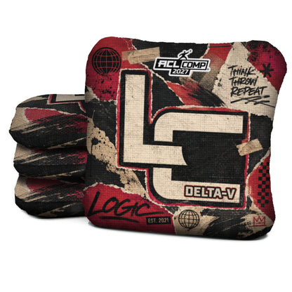 SCRAPS Delta-V 5/8- ACL COMP Logic Cornhole bag mockup