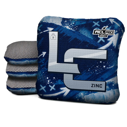 Dallas football cornhole bags, Zinc - H 4.5/9 - ACL PRO, Navy, Silver