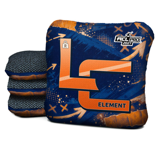 Denver football cornhole bags, Element - R 5/8 - ACL PRO, Navy, Orange