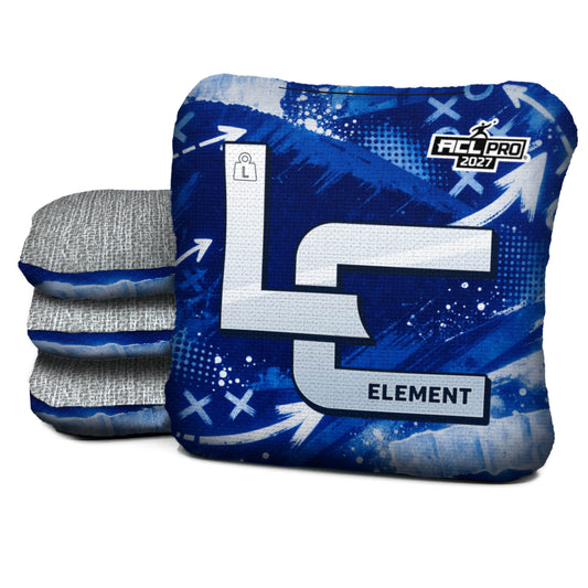 Indianapolis football cornhole bags, Element - L 5/8 - ACL PRO, Royal blue, White