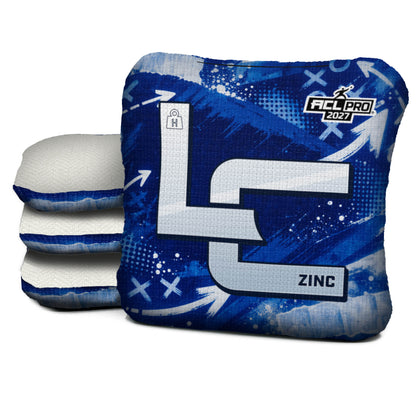 Indianapolis football cornhole bags, Zinc - H 4.5/9 - ACL PRO, Royal blue, White