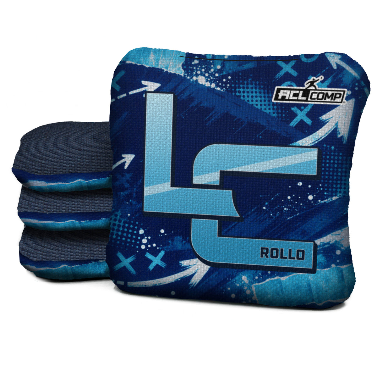 Nashville football cornhole bags, Rollo 4/7 - ACL COMP, Navy, Light blue, Cool white