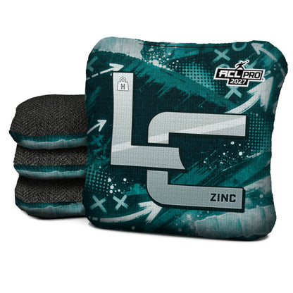 Philadelphia football cornhole bags, Zinc - H 4.5/9 - ACL PRO, Midnight green, Silver
