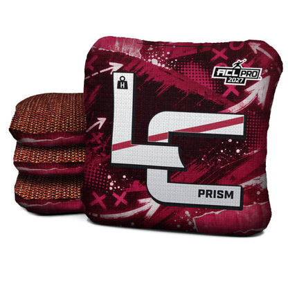 Arizona football cornhole bags, Prism - H 5/9 - ACL PRO, approved colorway with coordinating reverse