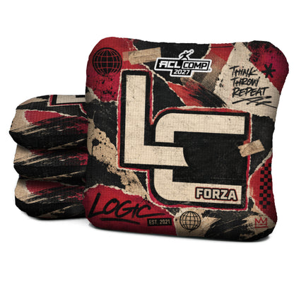 SCRAPS Forza - 6/9 - ACL COMP Logic Cornhole bag mockup