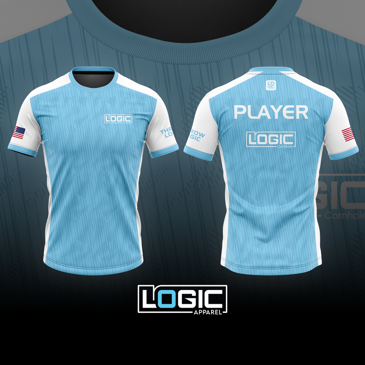 Logic Light Blue & White Jersey - Ships in 3-4 Weeks