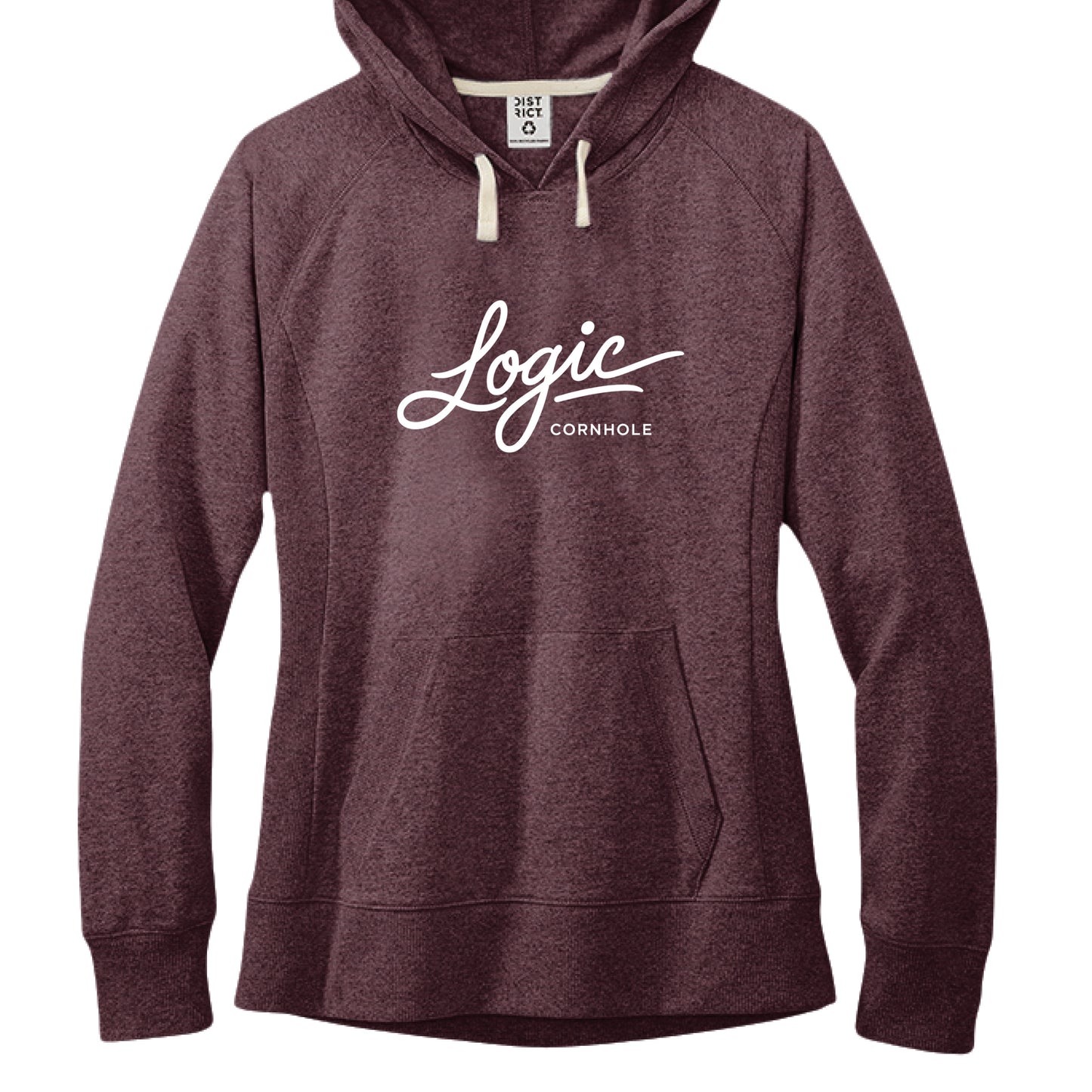 Maroon Heather - FRONT