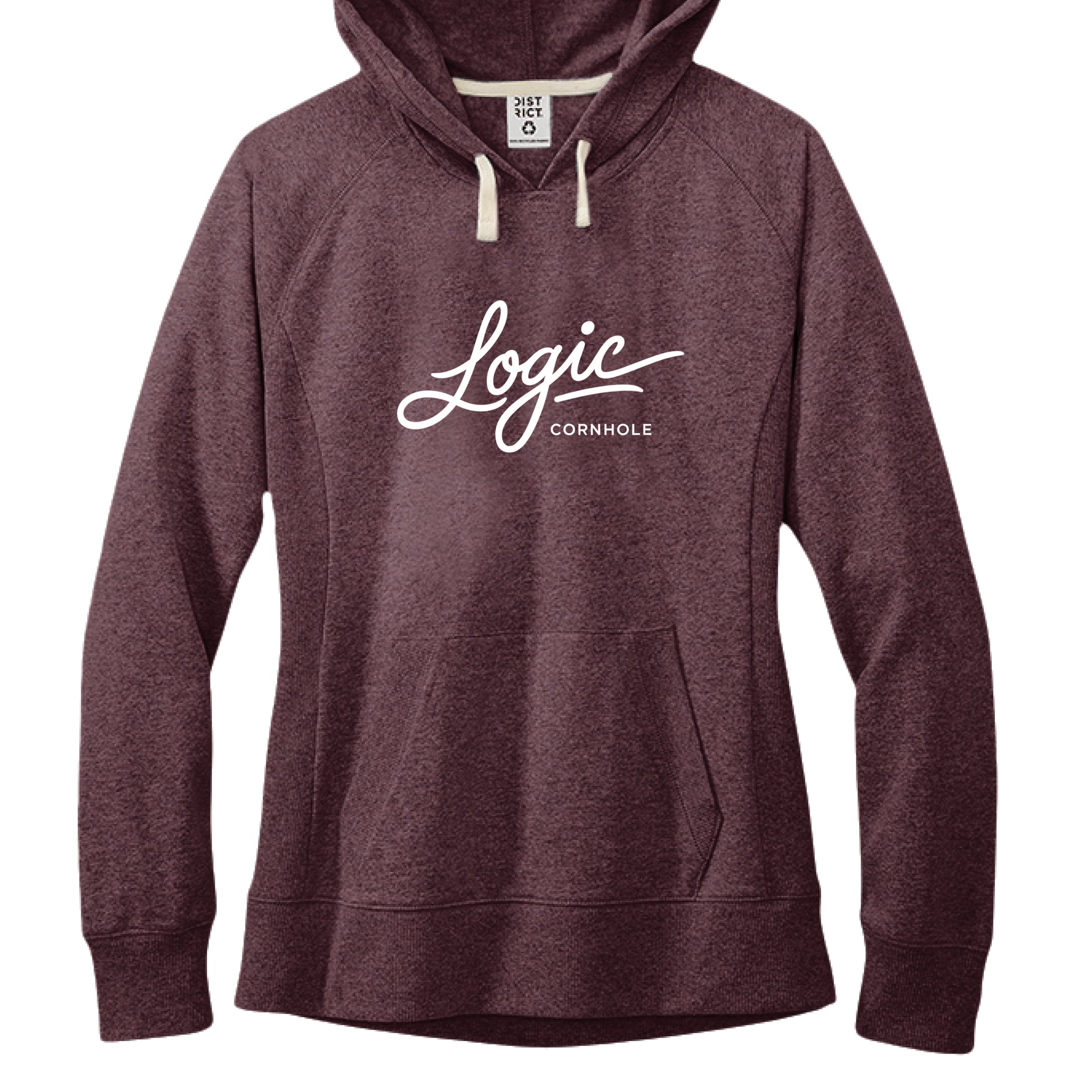 Maroon Heather - FRONT